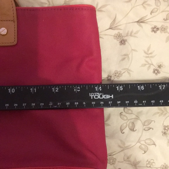 Tory Burch Jaden Canvas Leather Handle Tote - Picture 6 of 13